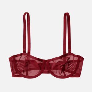 NEW! CUUP Balconette Rouge Red Bra Size 34D
